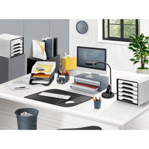 ambiance de bureau mineral gris orage